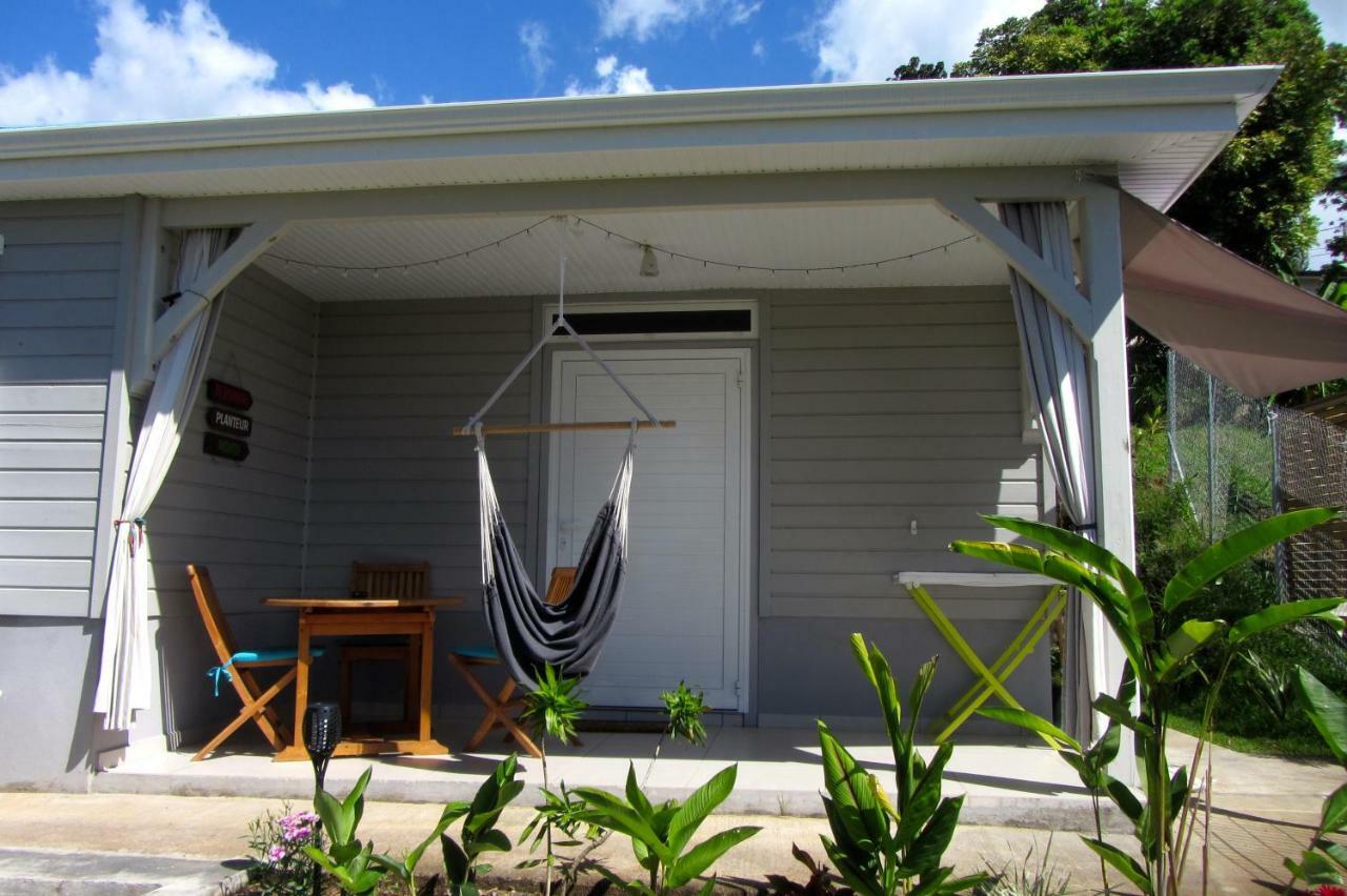 Or Bleu-Bungalow Volcan Soufriere-Vue Sur Mer Saint-Claude Dış mekan fotoğraf